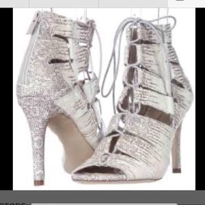 Loeffler Randall lottie heels in cream leather 10